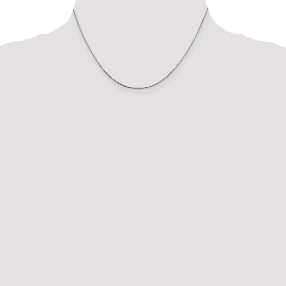 Sterling Silver .8mm Snake Chain (QSN020-16)