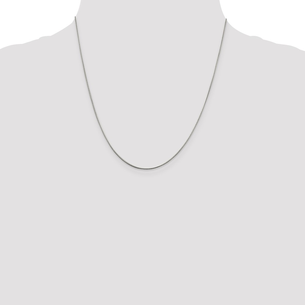 Sterling Silver .8mm Snake Chain (QSN020-20)