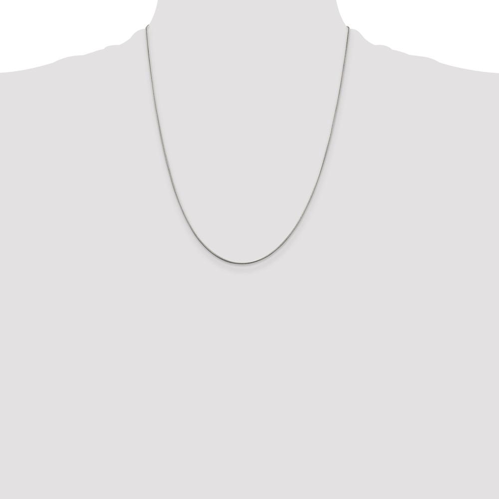 Sterling Silver .8mm Snake Chain (QSN020-22)