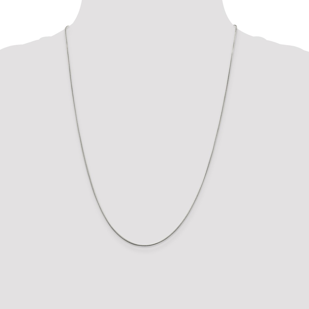 Sterling Silver .8mm Snake Chain (QSN020-24)
