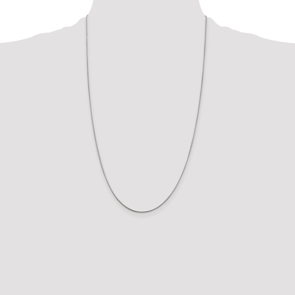 Sterling Silver .8mm Snake Chain (QSN020-26)