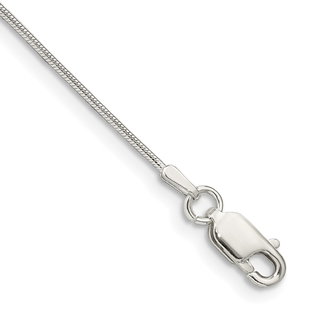 Sterling Silver .8mm Snake Chain (QSN020-7)