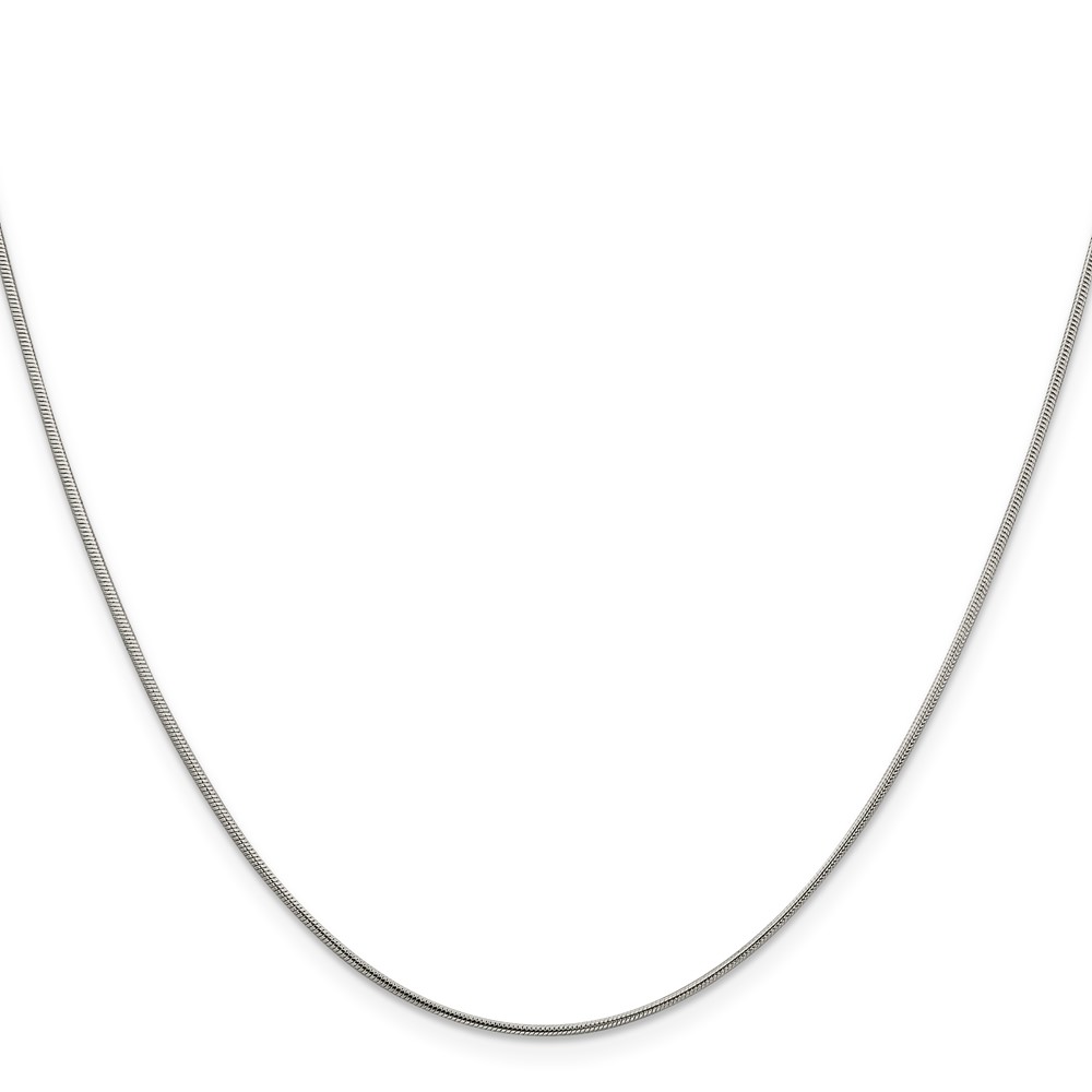 Sterling Silver 1mm Snake Chain (QSN030-24)