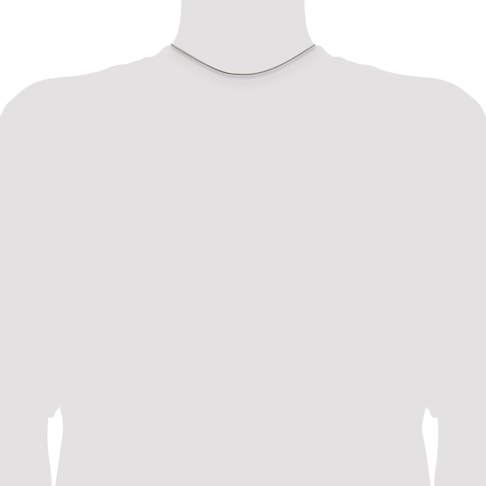 Sterling Silver 1mm Snake Chain (QSN030-14)