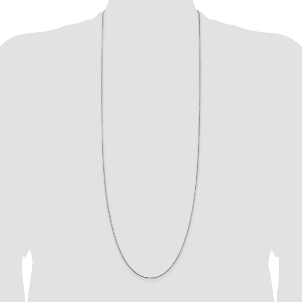 Sterling Silver 1mm Snake Chain (QSN030-36)