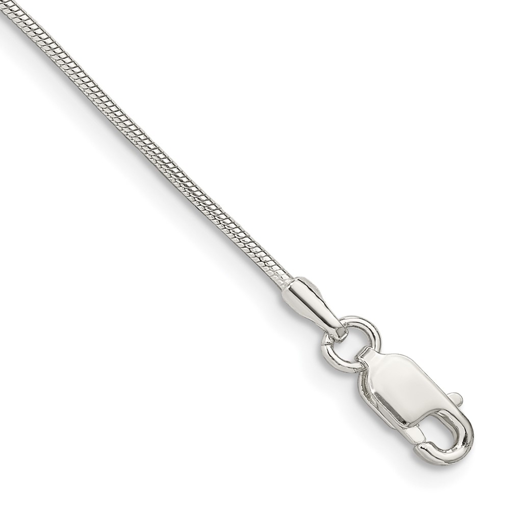 Sterling Silver 1mm Snake Chain (QSN030-7)