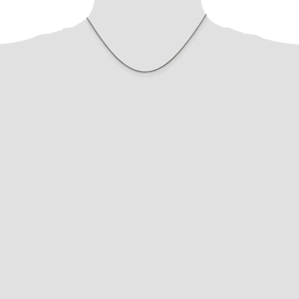 Sterling Silver 1.2mm Snake Chain (QSN035-16)