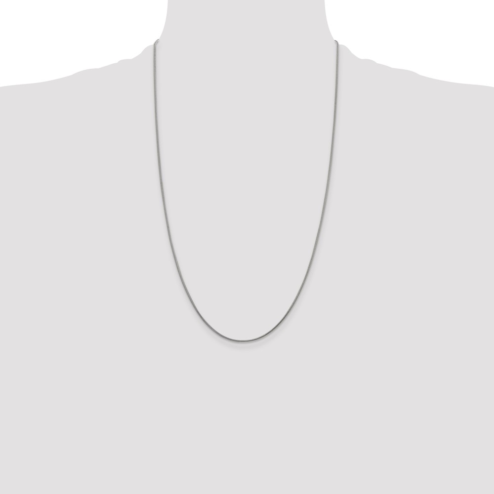 Sterling Silver 1.2mm Snake Chain (QSN035-26)