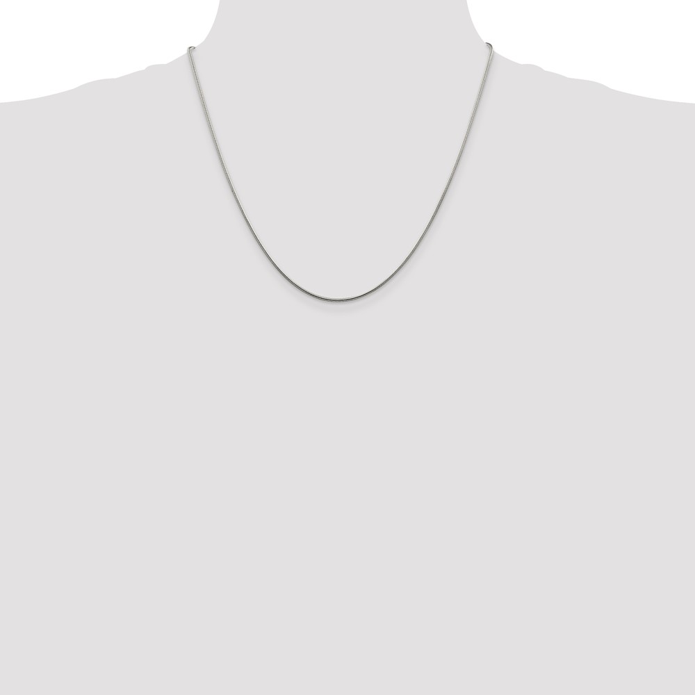 Sterling Silver 1.25mm Snake Chain (QSN040-20)