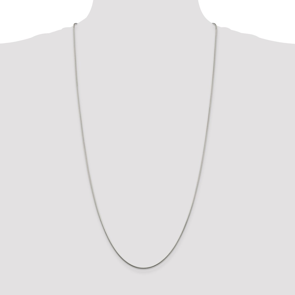 Sterling Silver 1.25mm Snake Chain (QSN040-30)