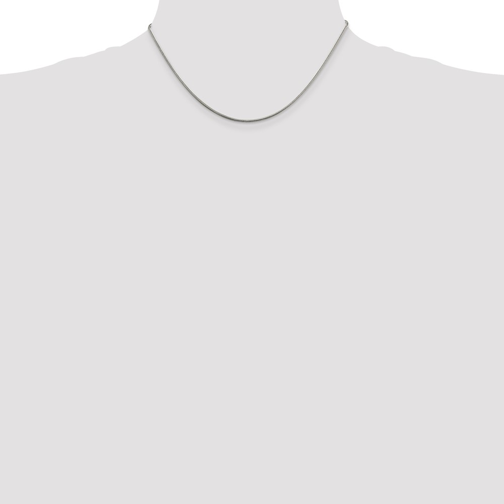 Sterling Silver 1.5mm Snake Chain (QSN045-16)