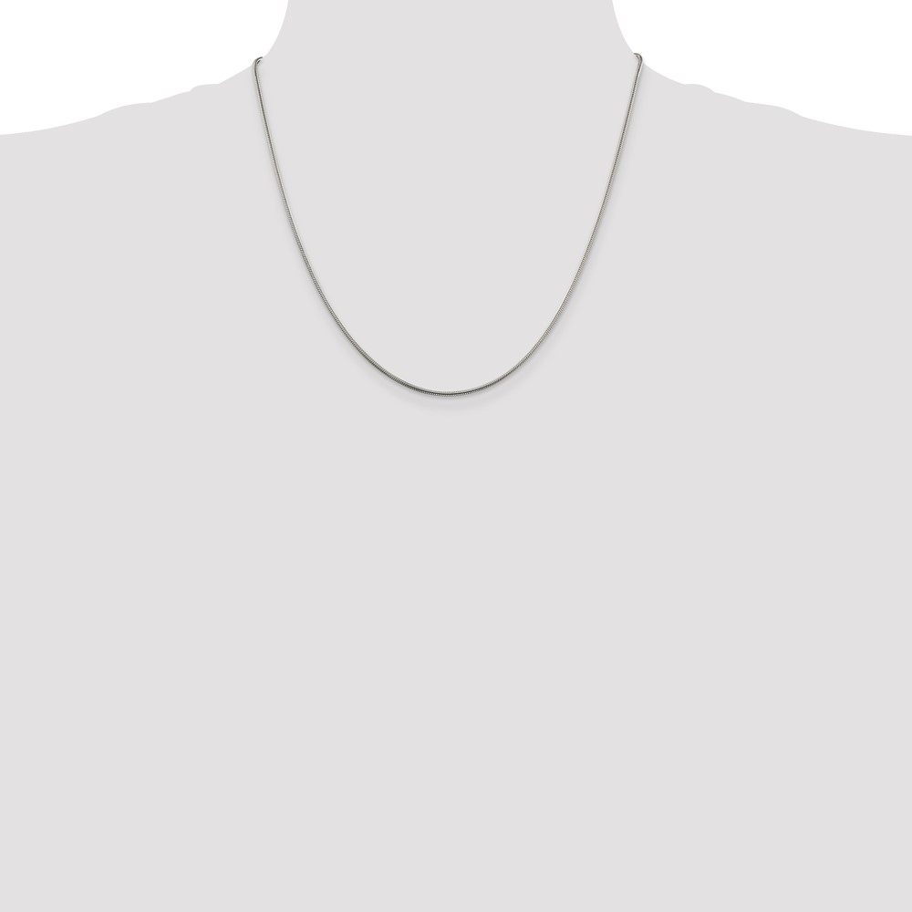 Sterling Silver 1.5mm Snake Chain (QSN045-20)