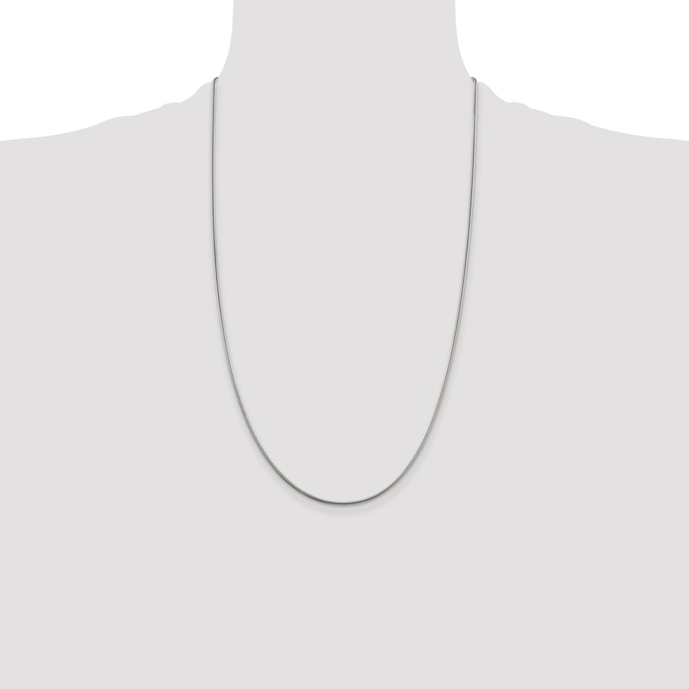 Sterling Silver 1.5mm Snake Chain (QSN045-26)