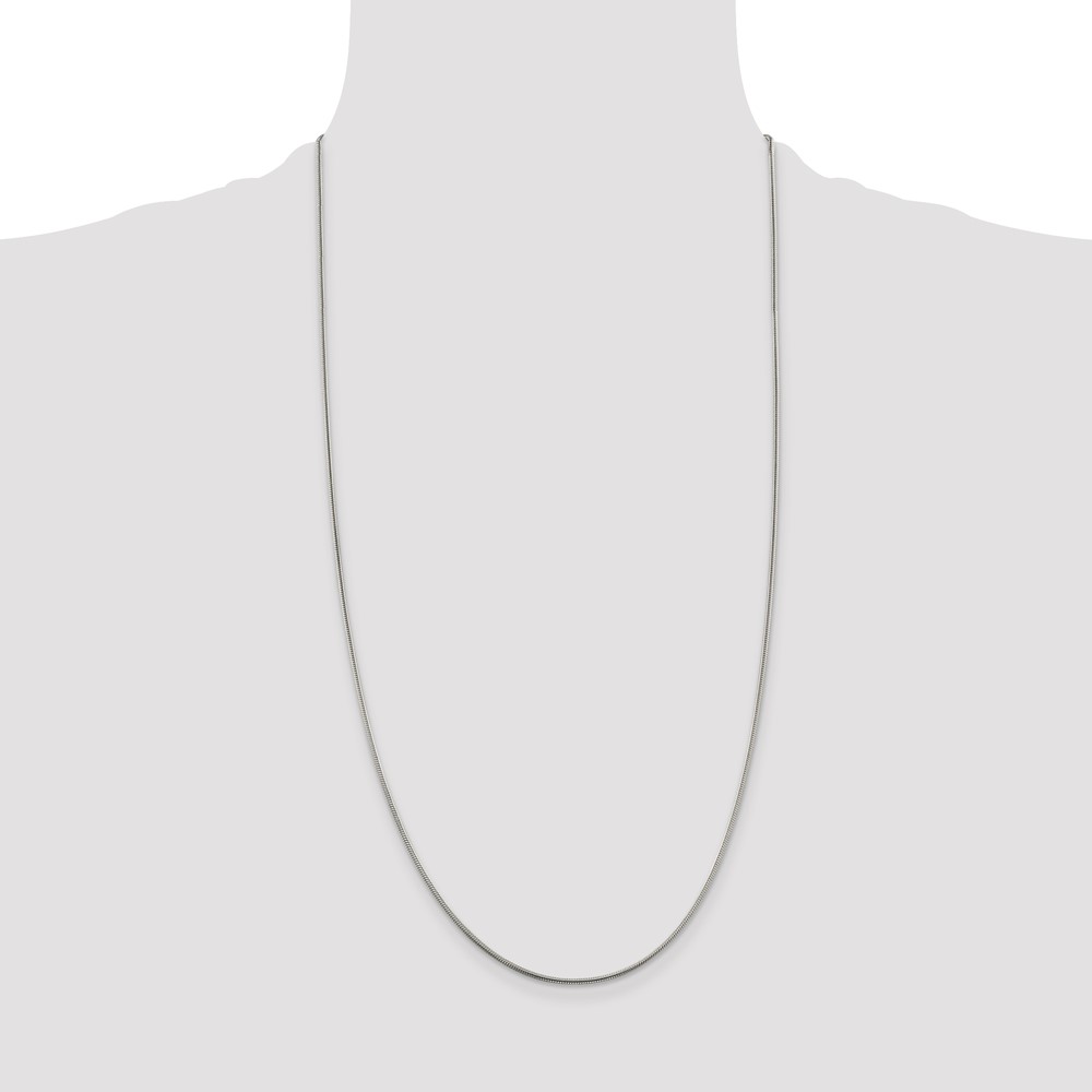 Sterling Silver 1.5mm Snake Chain (QSN045-28)