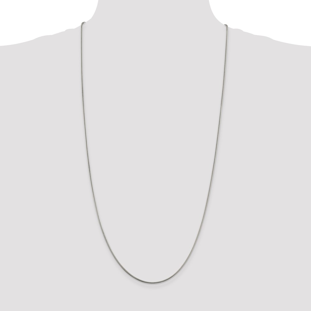 Sterling Silver 1.5mm Snake Chain (QSN045-30)