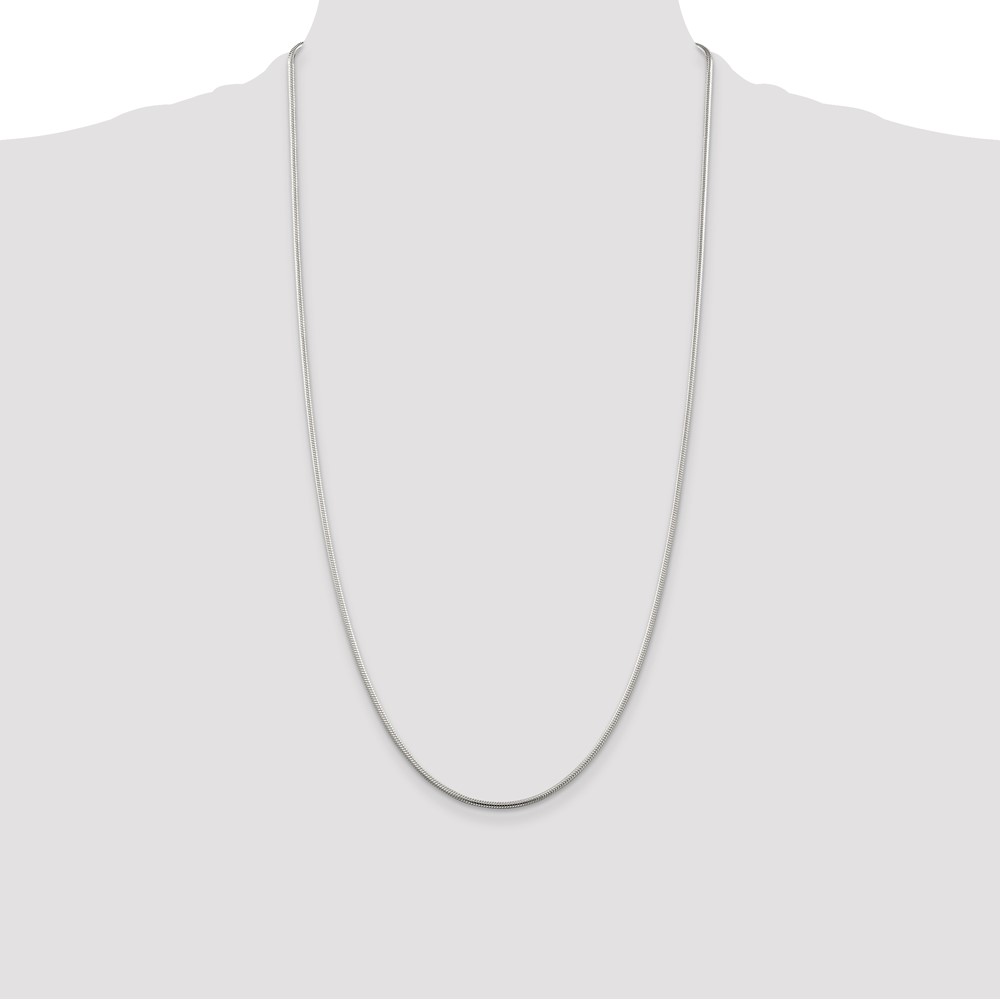 Sterling Silver 1.75mm Snake Chain (QSN050-28)