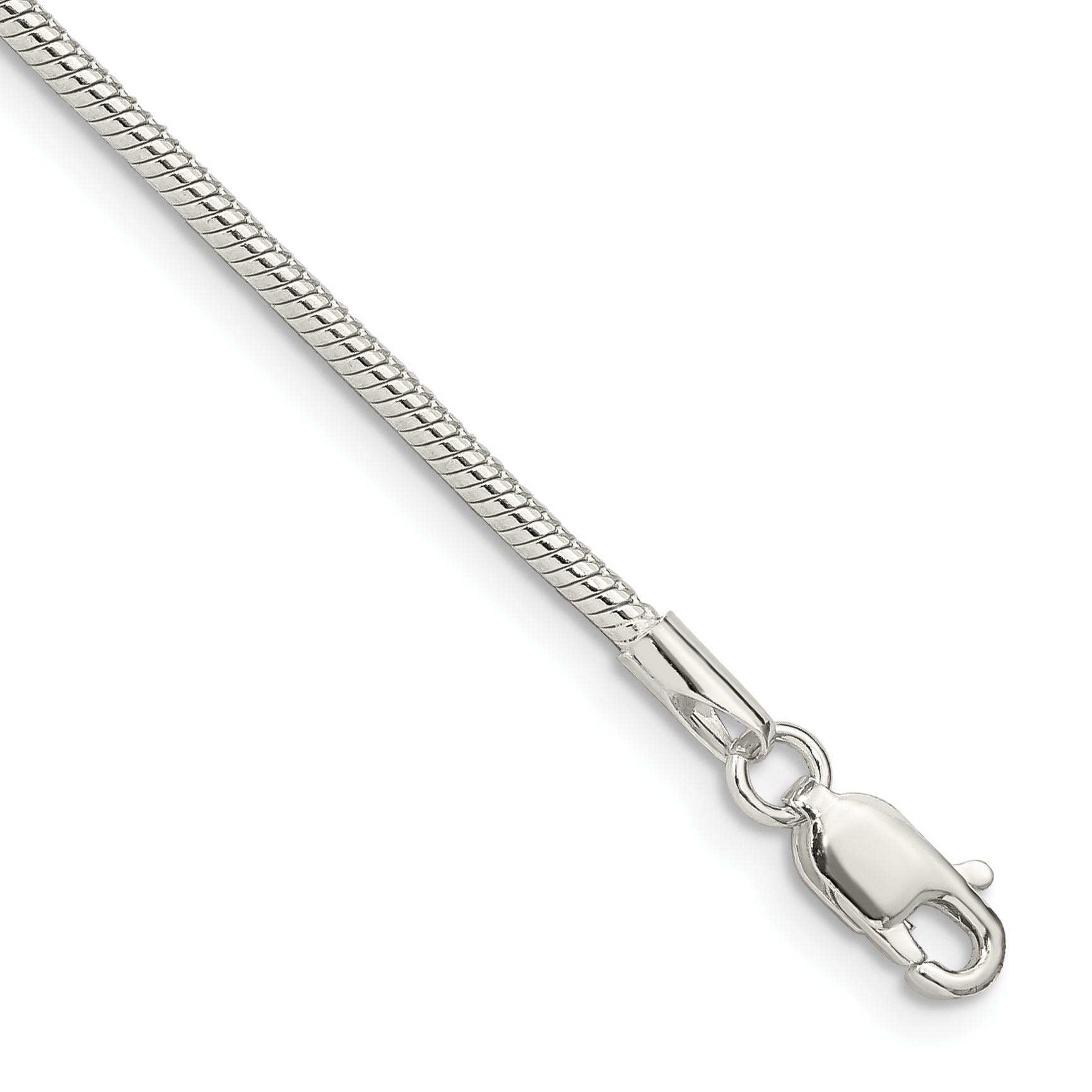 Sterling Silver 1.75mm Snake Chain (QSN050-7)