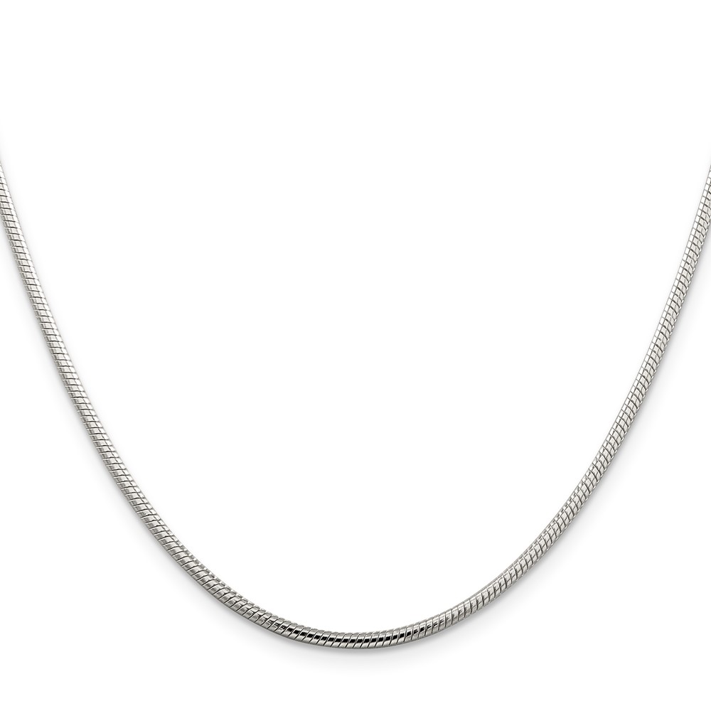 Sterling Silver 2mm Snake Chain (QSN060-28)