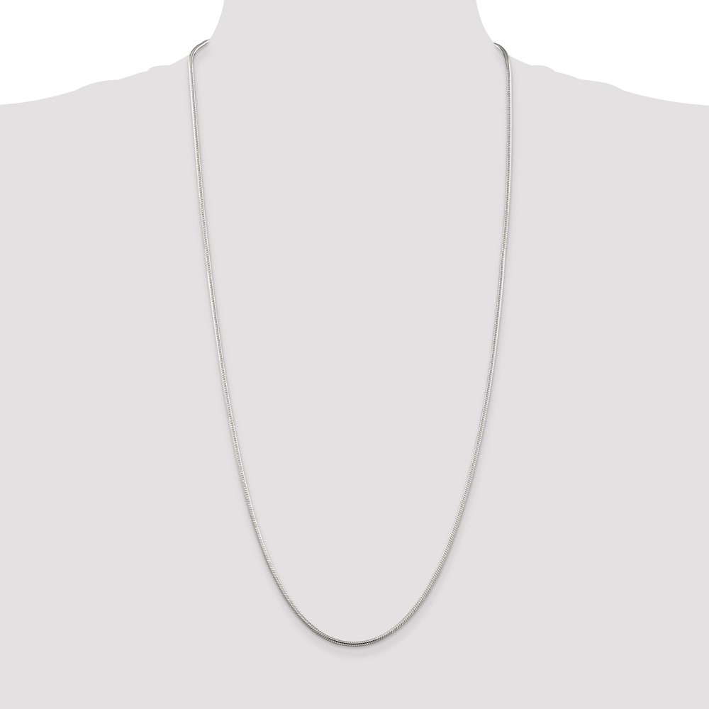 Sterling Silver 2mm Snake Chain (QSN060-30)