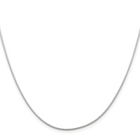 Sterling Silver 1mm Round Snake Chain view 2