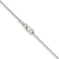 Sterling Silver 1mm Round Snake Chain view 3