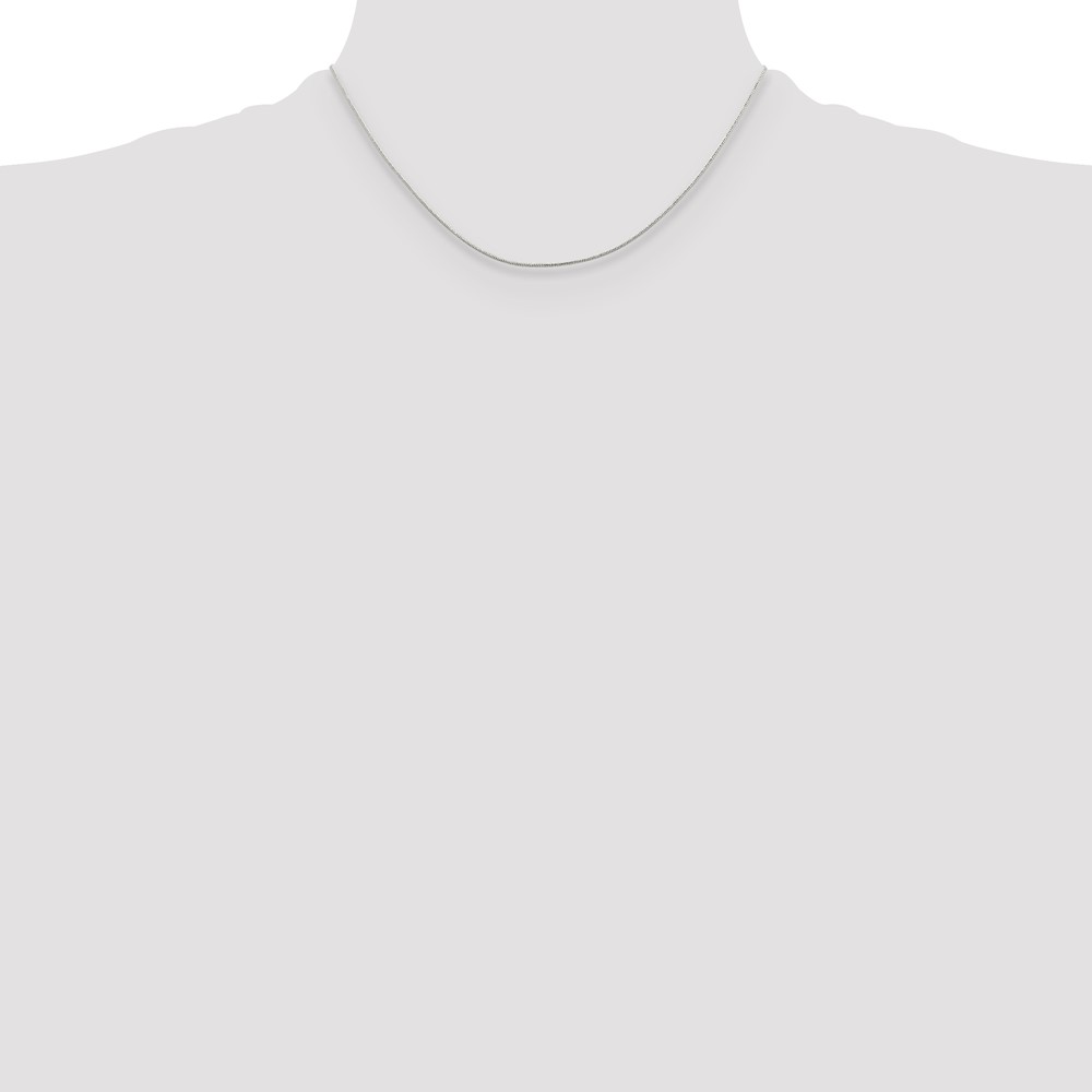 Sterling Silver 1mm Round Snake Chain (QSNL030-16)