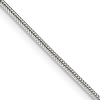 Sterling Silver 1mm Round Snake Chain view 1