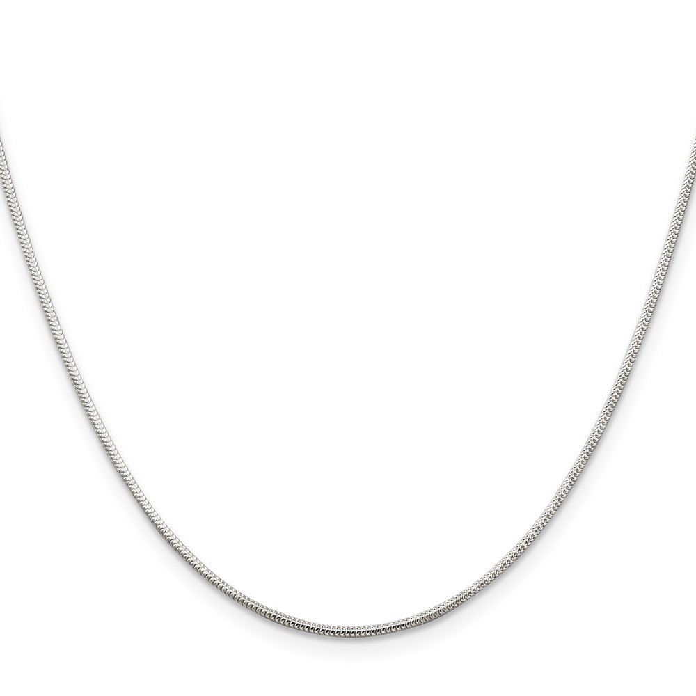 Sterling Silver 1.2mm Round Snake Chain (QSNL035-28)