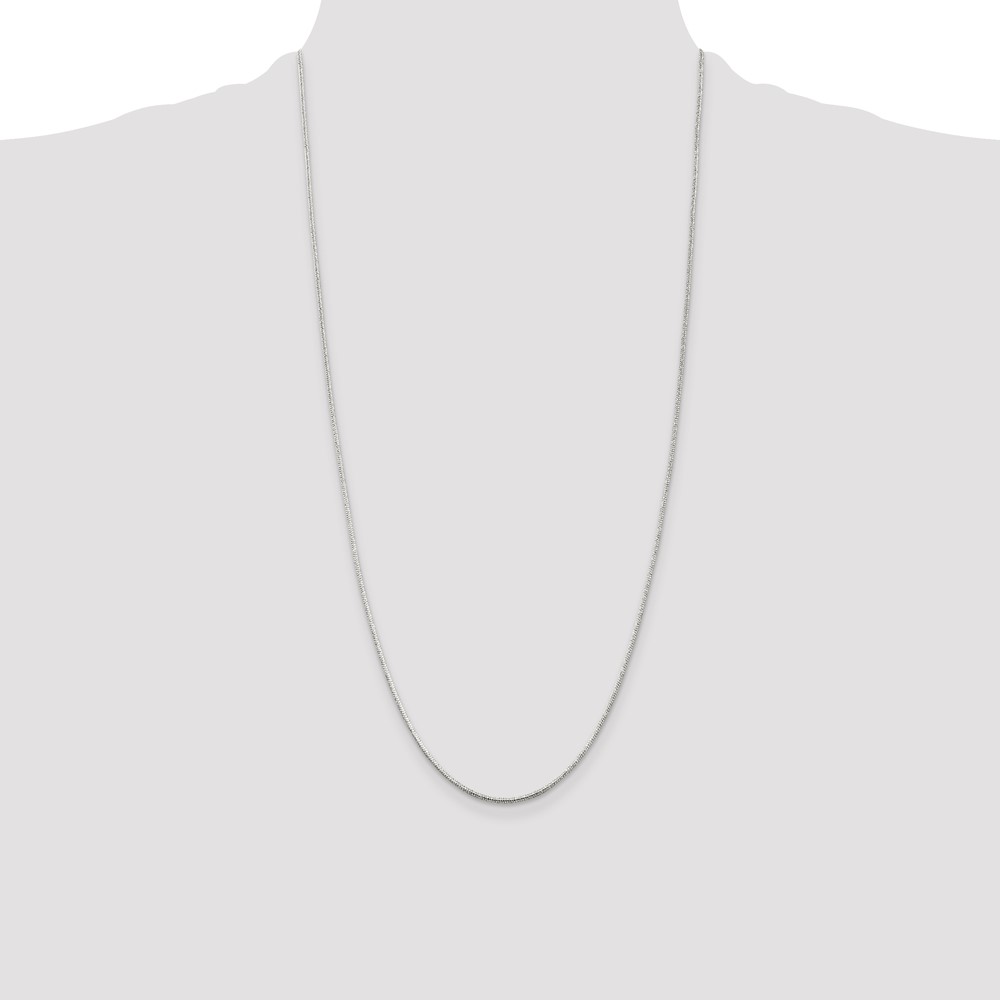 Sterling Silver 1.2mm Round Snake Chain (QSNL035-28)