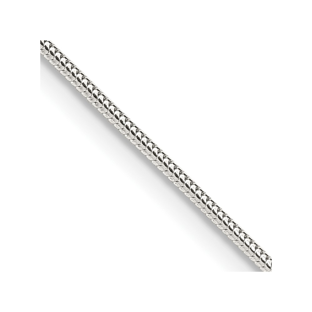 Sterling Silver 1.2mm Round Snake Chain (QSNL035-16)