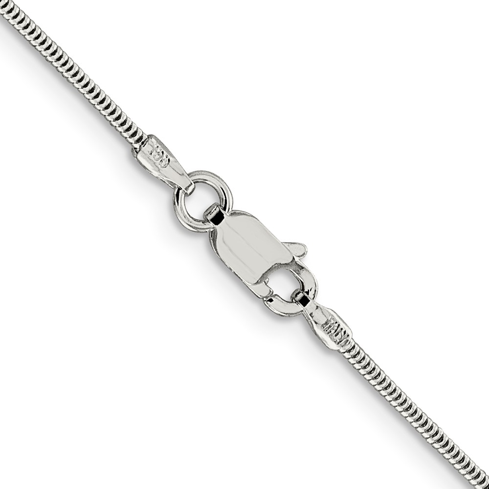 Sterling Silver 1.5mm Round Snake Chain (QSNL045-20)