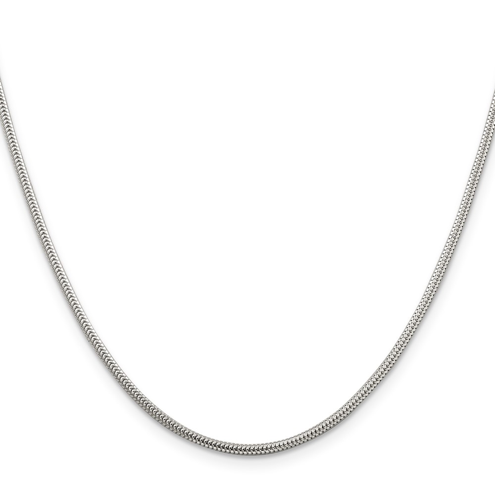Sterling Silver 1.6mm Round Snake Chain (QSNL050-26)