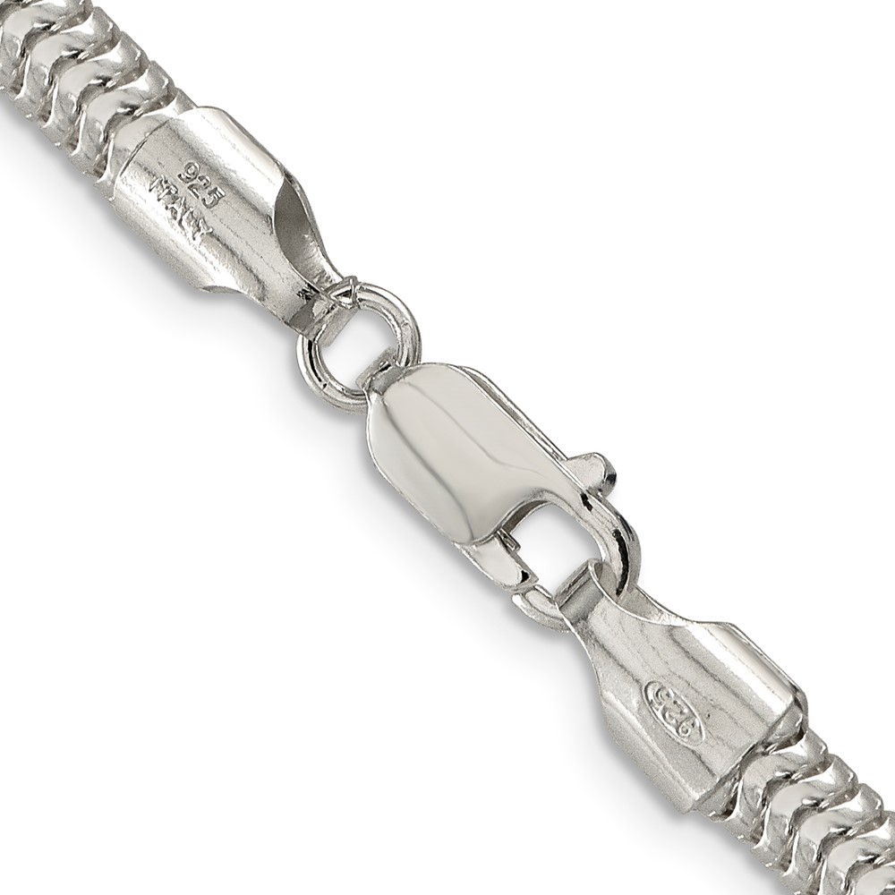 Sterling Silver 5mm Round Snake Chain (QSNL120-20)
