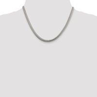 Sterling Silver 5mm Round Snake Chain view 4