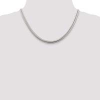 Sterling Silver 6mm Round Snake Chain view 4