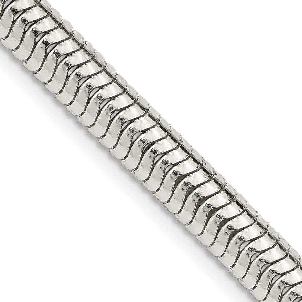 Sterling Silver 6mm Round Snake Chain (QSNL150-18)