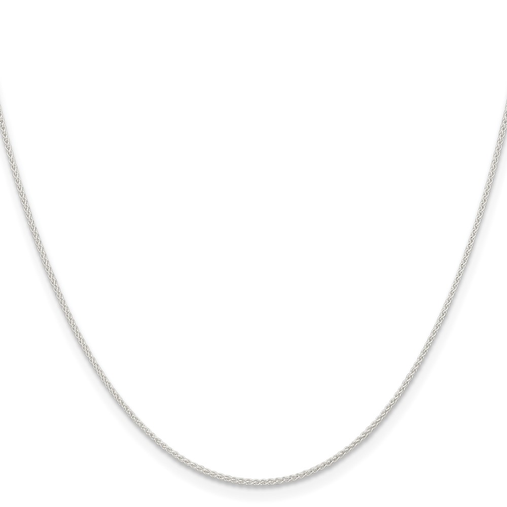 Sterling Silver 1mm Round Spiga Chain (QSP025-36)