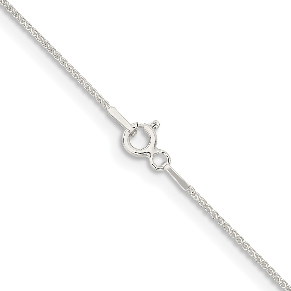 Sterling Silver 1mm Round Spiga Chain (QSP025-36)