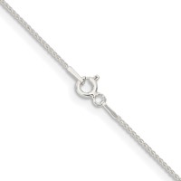 Sterling Silver 1mm Round Spiga Chain view 3