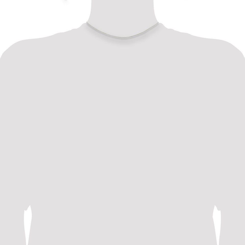 Sterling Silver 1mm Round Spiga Chain (QSP025-14)