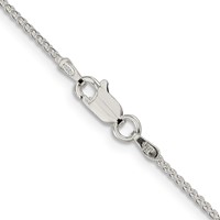 Sterling Silver 1.25mm Round Spiga Chain view 3