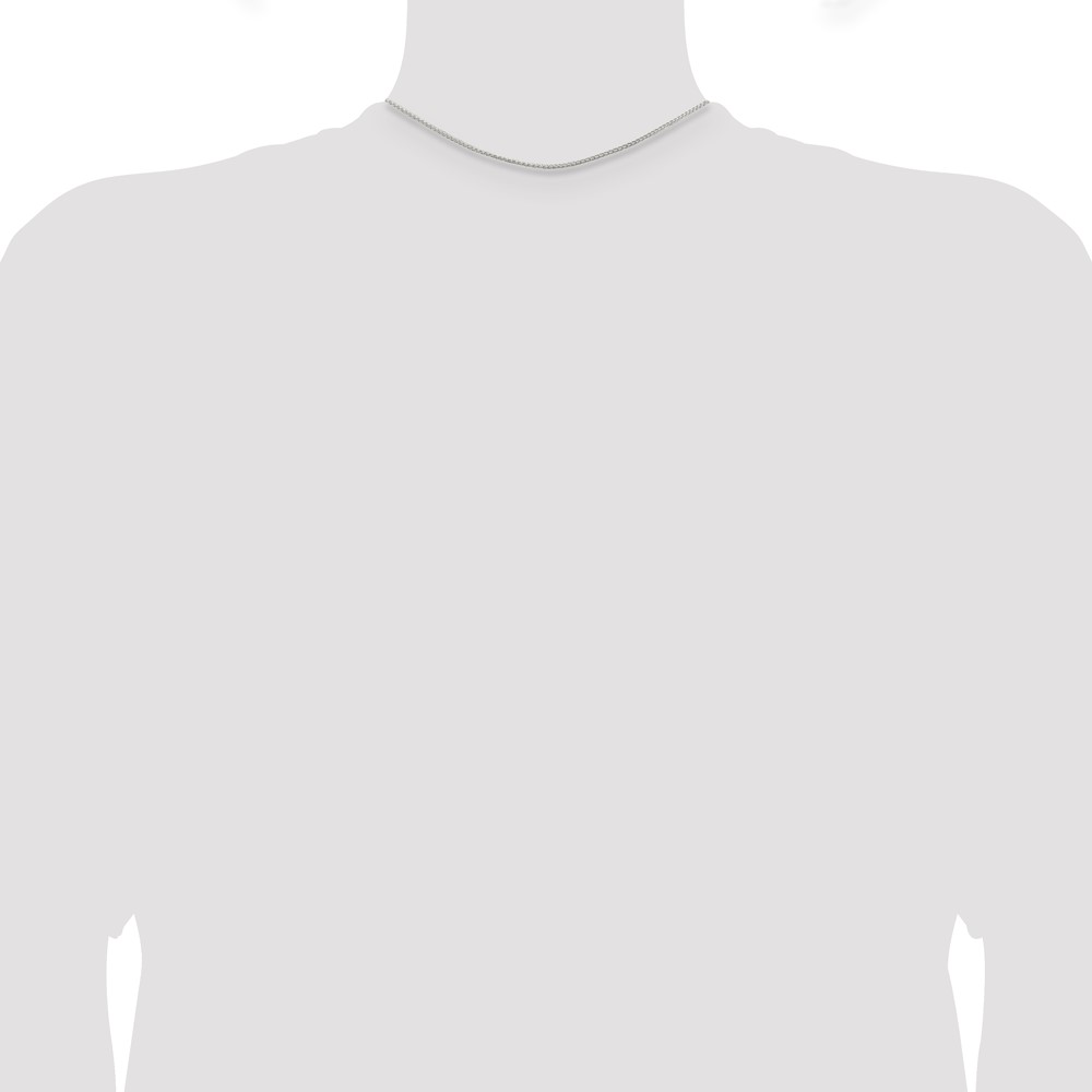 Sterling Silver 1.25mm Round Spiga Chain (QSP030-14)