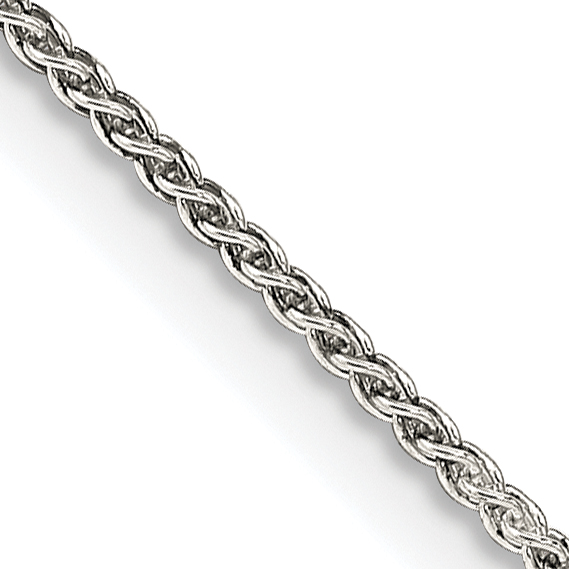 Sterling Silver 1.25mm Round Spiga Chain (QSP030-14)