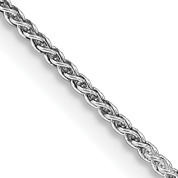 Sterling Silver Rhodium-plated 1.25mm Round Spiga Chain (QSP030R-16)
