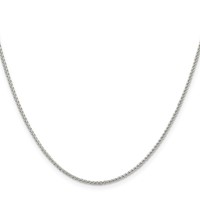 Sterling Silver 1.5mm Round Spiga Chain view 2
