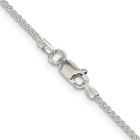 Sterling Silver 1.5mm Round Spiga Chain view 3