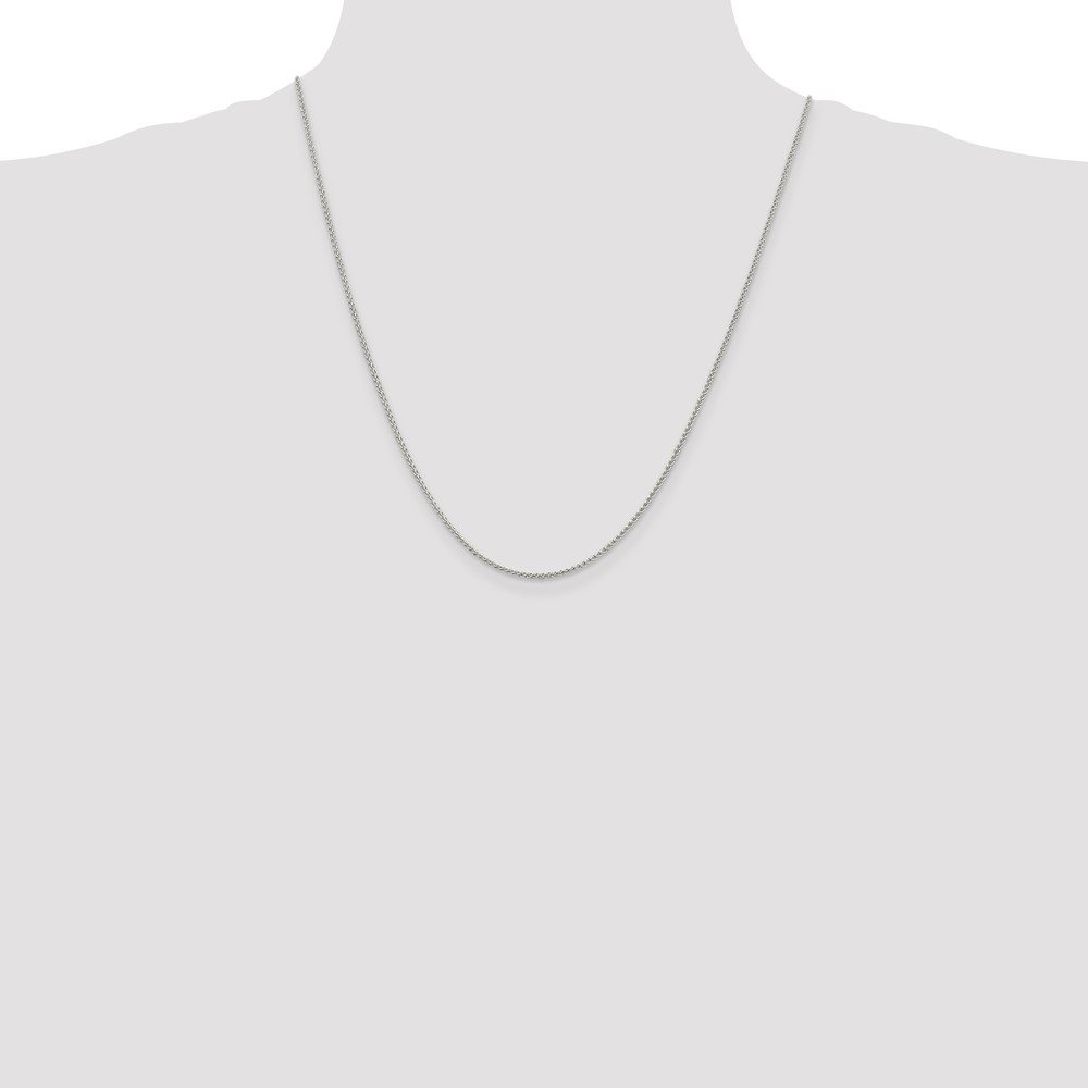 Sterling Silver 1.5mm Round Spiga Chain (QSP035-22)