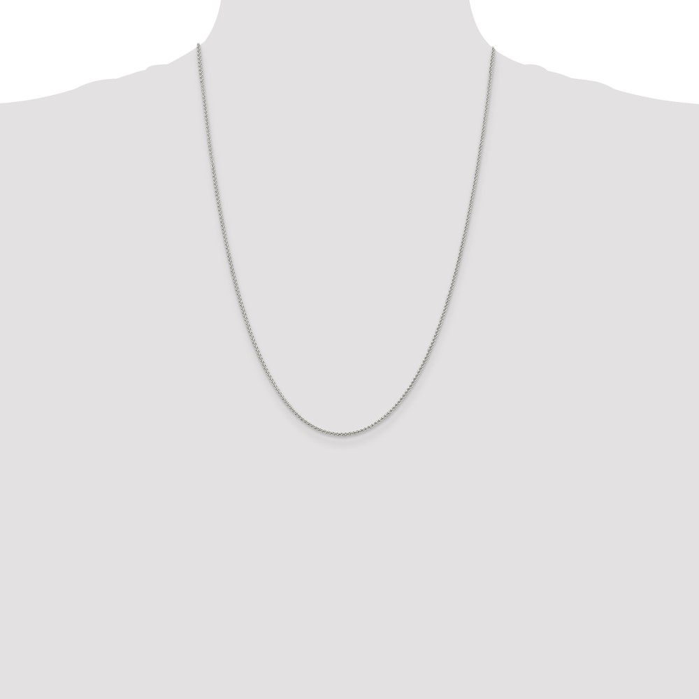 Sterling Silver 1.5mm Round Spiga Chain (QSP035-24)