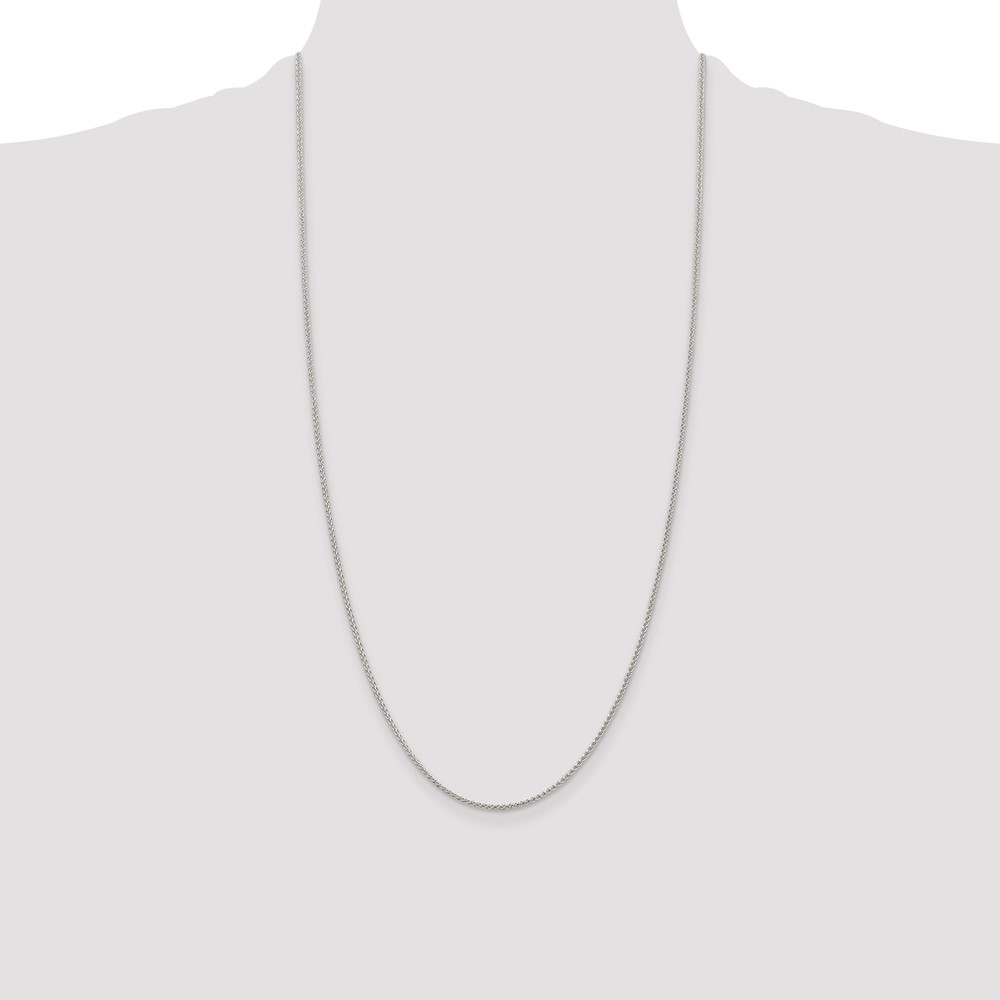 Sterling Silver 1.5mm Round Spiga Chain (QSP035-28)