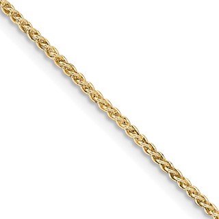 Gold-plated Sterling Silver 1.50mm Spiga Chain